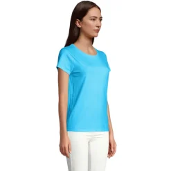CRUSADER Damski T-SHIRT / Aqua S03581-AQ-XL