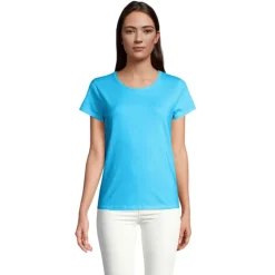 CRUSADER Damski T-SHIRT / Aqua S03581-AQ-L
