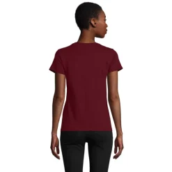 CRUSADER Damski T-SHIRT / Burgundy S03581-BG-XL