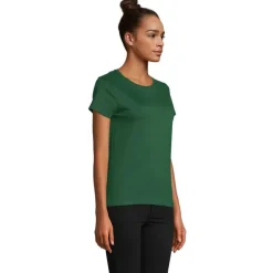 CRUSADER Damski T-SHIRT / Ciemno-Zielony S03581-BO-S