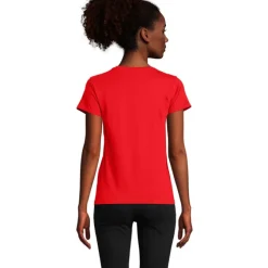 CRUSADER Damski T-SHIRT / Czerwony S03581-RD-S