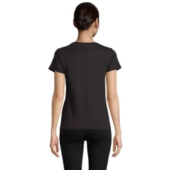 CRUSADER Damski T-SHIRT / Deep black S03581-DB-L