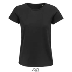 CRUSADER Damski T-SHIRT / Deep black S03581-DB-S