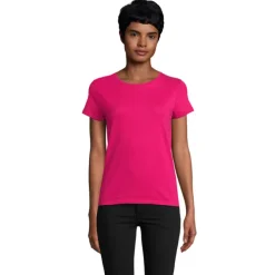 CRUSADER Damski T-SHIRT / Fuchsia S03581-FU-XXL