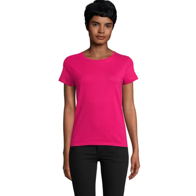 CRUSADER Damski T-SHIRT / Fuchsia S03581-FU-L