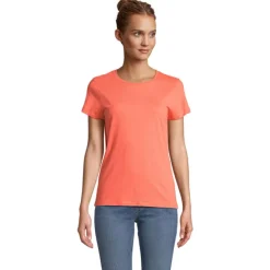 CRUSADER Damski T-SHIRT / Pop Orange S03581-PO-S