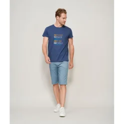 CRUSADER Męski T-SHIRT 150g / Burgundy S03582-BG-L