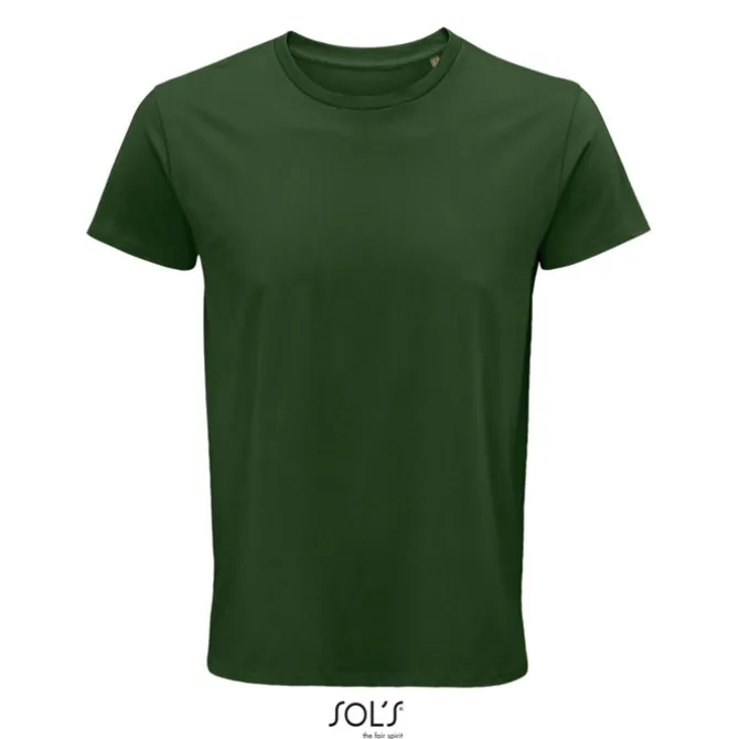 CRUSADER Męski T-SHIRT 150g / Ciemno-zielony S03582-BO-3XL