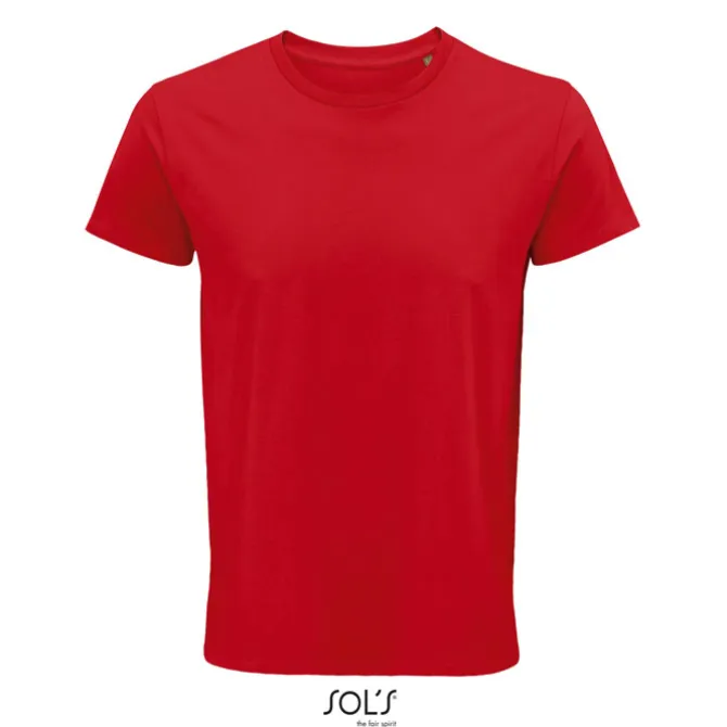 CRUSADER Męski T-SHIRT 150g / Czerwony S03582-RD-L