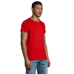 CRUSADER Męski T-SHIRT 150g / Czerwony S03582-RD-XXL