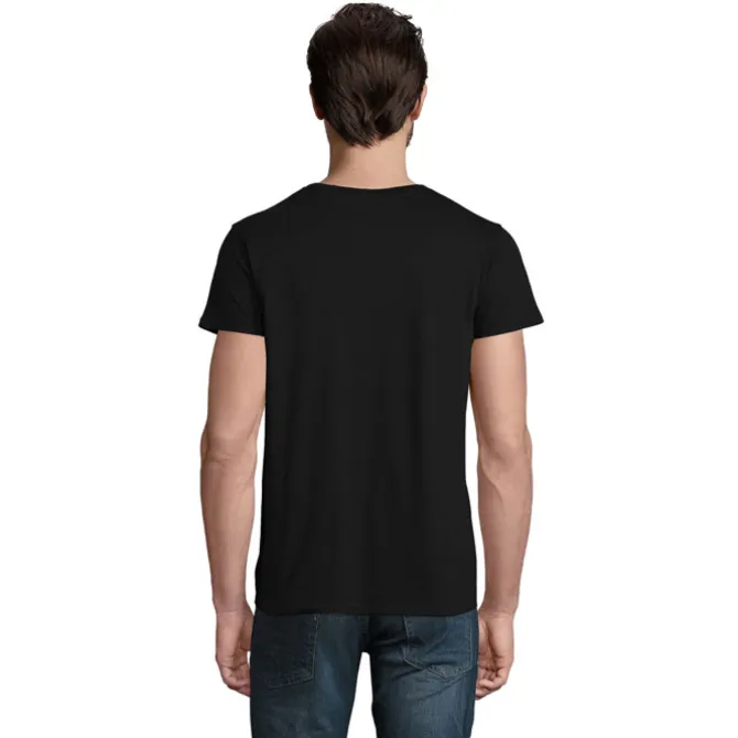 CRUSADER Męski T-SHIRT 150g / Deep black S03582-DB-XS