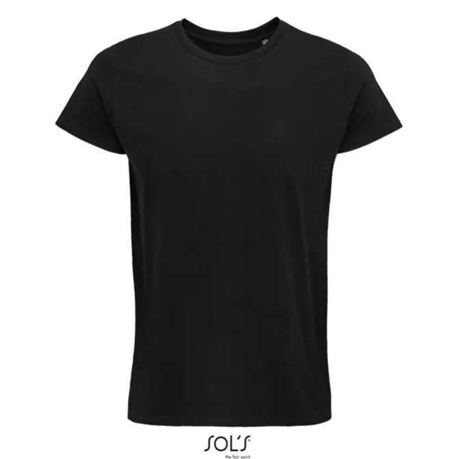 CRUSADER Męski T-SHIRT 150g / Deep black S03582-DB-XS