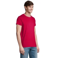 CRUSADER Męski T-SHIRT 150g / Fuchsia S03582-FU-3XL