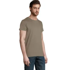CRUSADER Męski T-SHIRT 150g / Khaki S03582-KH-3XL