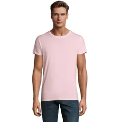 CRUSADER Męski T-SHIRT 150g / Pale Pink S03582-PP-3XL