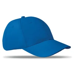 Czapka baseballowa 6 paneli / Niebieski MO8834-37