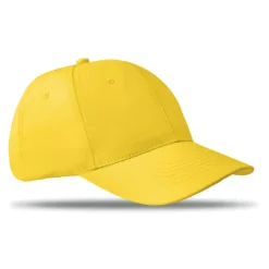 Czapka baseballowa 6 paneli / żółty MO8834-08