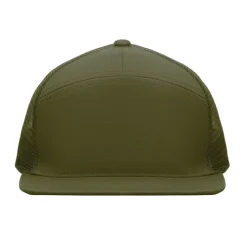 Czapka płaski daszek 7 paneli / Zieleń Wojskowa MO2866-49