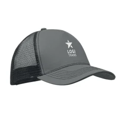 Czapka trucker z 5 panelami / Kamienny Szary MO2986-15