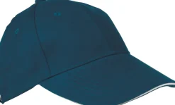 Czapka z daszkiem bawełniana 6 paneli, 260 g/m² CURTIS / Turkusowy 5046614