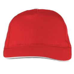 Czapka z daszkiem / Czerwony V7021-05