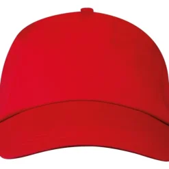 Czapka z daszkiem 5 paneli SANTA FE / Czerwony 246605