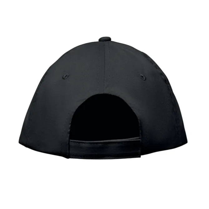 Czapka z daszkiem 5-panelowa / Czarny MO2345-03
