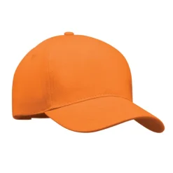 Czapka z daszkiem 5-panelowa / Pomarańczowy MO6875-10