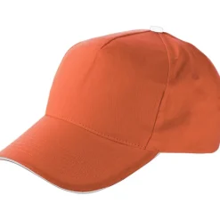 Czapka z daszkiem / Pomarańczowy V7021-07