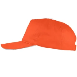 Czapka z daszkiem / Pomarańczowy V7021-07
