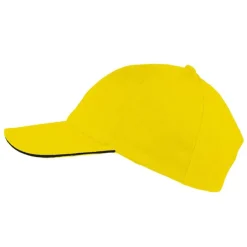 Czapka z daszkiem / żółty V7136-08