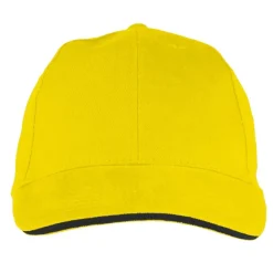 Czapka z daszkiem / żółty V7136-08