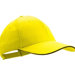 Czapka z daszkiem / żółty V7136-08