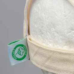 Czapka z daszkiem z bawełny organicznej 5 paneli LYON / Beżowy 363513
