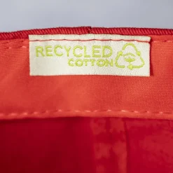 Czapka z daszkiem z bawełny z recyklingu / Czerwony V7196-05