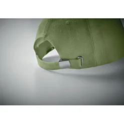 Czapka z daszkiem z konopi / Zielony MO6176-09
