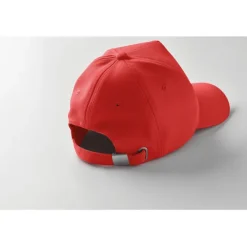 Czapka z daszkiem z RPET / Czerwony MO6831-05