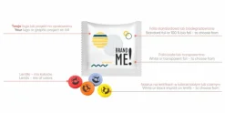 Czekoladowe lentilki z nadrukiem Brand Me! Sweet Bag / Wielokolorwy S0444