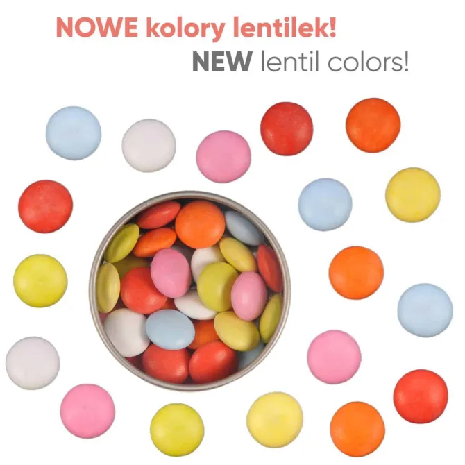 Czekoladowe lentilki z nadrukiem Puszka Brand Me! Tin / Wielokolorwy S0387