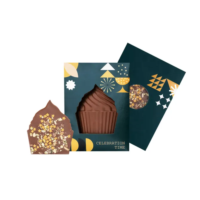 Czekoladowy kształt Celebration Muffin / Wielokolorwy S0643