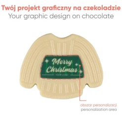 Czekoladowy Kształt Choco4Mat Sweterek / Wielokolorowy S0314/SWETEREK/XM