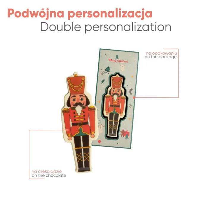 Czekoladowy Kształt Choco4Mat Dziadek Do Orzechów Print / Wielokolorowy S0314P/NUTCRACKER/XM
