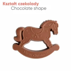 Czekoladowy Kształt Konik Na Biegunach / Wielokolorowy S0456/XM