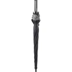 Deluxe 25 automatycznie otwierany parasol z podwójną czaszą / Czarny / szary LT97101-N0261