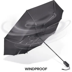 Deluxe 23'' dwustronny parasol otwierany i zamykany automatycznie / Czarny LT97100-N0002