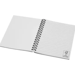 Desk-Mate® kolorowy kołonotatnik A6 z materiałów z recyklingu / Jasnozielony 21018860