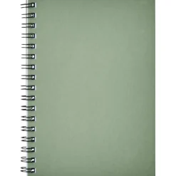 Desk-Mate® kolorowy kołonotatnik A6 z materiałów z recyklingu / Jasnozielony 21018860