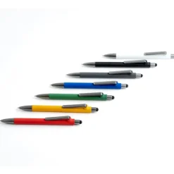 Dlugopis Soft Touch z recyklingowanego plastiku / Soft RPP / Ciemnozielony IP13159644