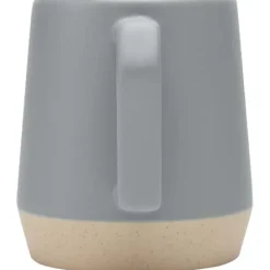 Dolce kubek ceramiczny o pojemności 300 ml z matowym wykończeniem / Szary 10085582