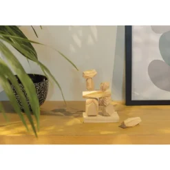 Drewniana gra zręcznościowa w pokrowcu Ukiyo Crios / Brązowy P940.299